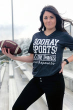 Load image into Gallery viewer, Hardin Hooray Sports Graphic V-Neck