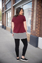 Load image into Gallery viewer, Dallas Solid N Stripes Top