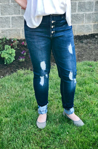 Oakley KanCan Distressed Skinny Jeans