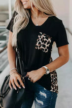 Load image into Gallery viewer, Paradise Leopard Pocket Tee